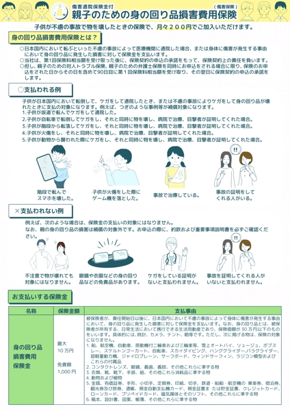身の回り品損害費用保険