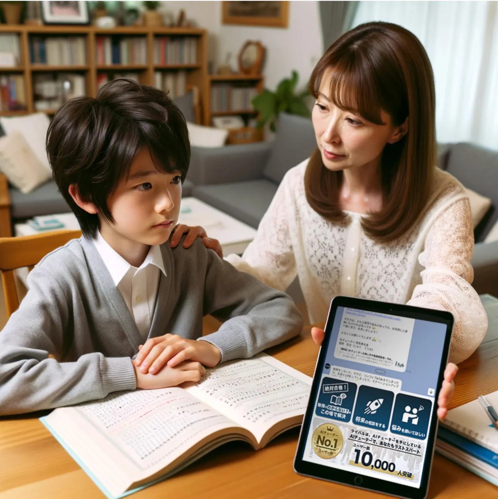 中学受験を控える我が子を持つ親